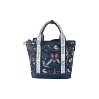 Henney Bear Blue Hummingbird Large Crossbody Handbag  images 0