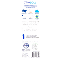 Trimsole Memory Foam Insoles Unisex Trim to Size Comfort Shoe Inserts images 0