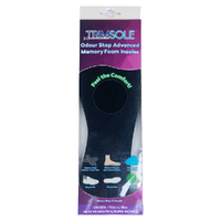 Trimsole Odour Stop Memory Foam Insoles Cushion Fresh Comfort Unisex images 0