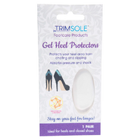 Trimsole Gel Heel Protectors Cushioned Anti Slip Shoe Inserts 1 Pair images 0