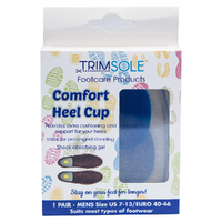 Trimsole Gel Comfort Heel Cup Mens Cushion Inserts Shock Absorbing images 0