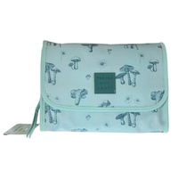 Tender Love + Carry Teal Mushroom Daisy Roll-Up Toiletry Bag 25 x 18 x 8 cm Pack of 4 images 0