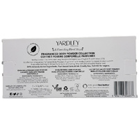 Yardley Body Powder Gift Set Lavender Rose Lily 3 x 50g Vegan Plant Based images 0