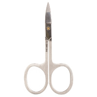 Basicare Stainless Steel Curved Nail Scissors Precision Grooming 3.5 Inch images 0