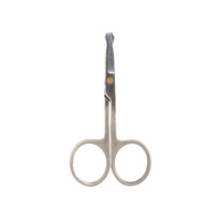 Basicare Toddler Safety Nail Scissors with Stainless Steel Blunt Rounded Tips images 0