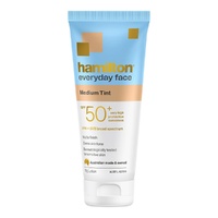 Hamilton Everyday Face Medium Tint SPF 50+ Sunscreen Lotion 75g images 0