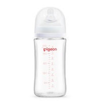 Pigeon SofTouch Glass Bottle 3+ Months 240mL images 0