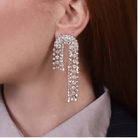 Culturesse Juliet Crystal Diamante Earrings images 0