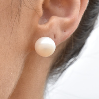 Culturesse Bay Baroque Pearl Stud Earrings (Imperfect No.1) images 0