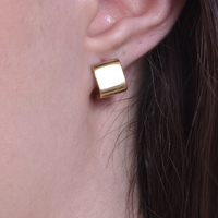 Culturesse Zen Minimal Muse Dainty Huggie Earrings images 0