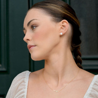 Culturesse Ora Freshwater Pearl Stud Earrings (Gold Posts) images 0