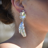 Culturesse Reva Shell Sparkle Earrings images 0