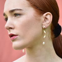 Culturesse Josephine Pearl Twirl Earrings (my ears are not pierced) images 0