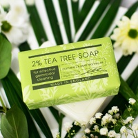 2% Tea Tree Soap Bar 190g with Aloe Vera Natural Antibacterial Cleanse images 0
