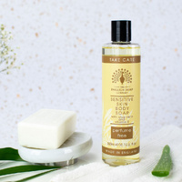 Sensitive Skin Body Wash 300ml with Aloe Vera Vitamin E Fragrance Free UK Made images 0