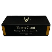 Farm Goat Orange & Lemon Myrtle Goat Milk Soap 25% Natural 110g images 0