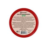 Fennel Strawberry Body Butter 200g Vegan Moisturising Skin Cream Bundle Of 3 images 0