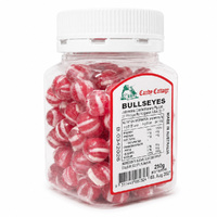 Candy Cottage Bullseyes 250gm Old Fashioned Lollies Sweets images 0