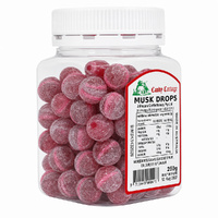 Candy Cottage Musk Drops 250gm Old Fashioned Lollies Sweets images 0