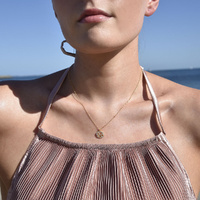 Culturesse Cancer Diamante Pendant Necklace (Gold) images 0