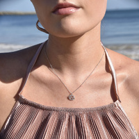 Culturesse Cancer Diamante Pendant Necklace (Silver) images 0