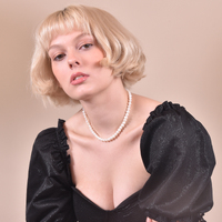 Culturesse Bijou Freshwater Pearl Choker Necklace images 0