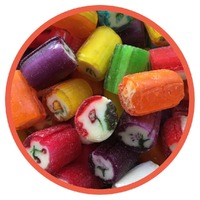 Scott Bros Candy Vintage Fruit Rock Boiled Sweets Jar 155g Aust Made images 0