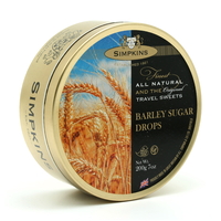 Simpkins Barley Sugar Drops 200g Tin Sweets Candy Lollies images 0