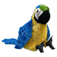 Wild Republic Cuddlekins Bird Macaw Parrot Yellow Blue Plush Toy Animal 30cm images 0