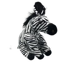 Wild Republic Cuddlkins Zebra Plush Toy Stuffed Animal 30cm images 0