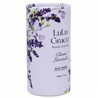 Lulu Grace Lavender Talc Free Body Powder 50gm with Soothing Classic Fragrance images 1