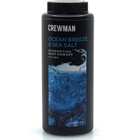 Crewman Ocean Breeze & Sea Salt Body Powder For Men 200g Deodorising images 1