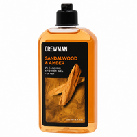 Crewman Sandalwood & Amber Shower Gel For Men 250ml Body Wash images 1