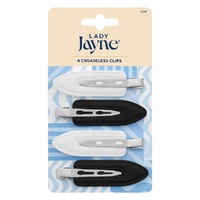 Lady Jayne Multi-Coloured Creaseless Clips Assorted Colours 4 Pack x 3 images 1