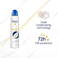 Dove Advanced Care Antiperspirant Aerosol Original 250mL images 1
