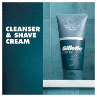 Gillette Intimate 2-in-1 Shave Cream & Cleanser 177mL images 1
