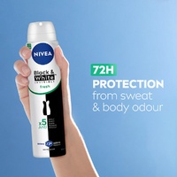 NIVEA Black & White Invisible Fresh 72H Anti-Perspirant 250mL images 1