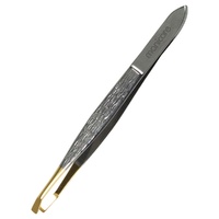 Manicare Tweezer Triple X Gold Tip x 3 images 1