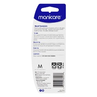 Manicare Slant Tweezers Gold Tipped x 3 images 1