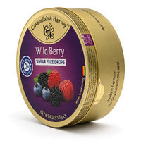 Cavendish & Harvey Tin Sweets 175g Sugar Free Wild Berry images 1