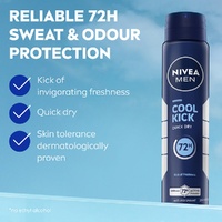Nivea Men Cool Kick 72H Anti-Perspirant 250mL images 1