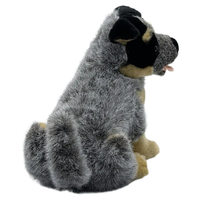 Bocchetta Plush Toys "Bluey" Blue Heeler Cattle Dog Stuffed Sitting 22cm images 1