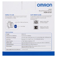 Omron Wrist Blood Pressure Monitor Basic HEM-6161 images 1
