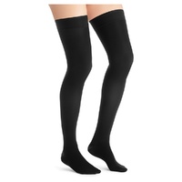 JOBST UltraSheer Thigh High Closed Toe Natural Medium 15-20mmHg images 1