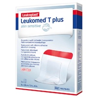 Leukomed T Plus Sensitive Skin Island Dressing 8cm x 10cm images 1