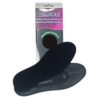 Trimsole Odour Stop Memory Foam Insoles Cushion Fresh Comfort Unisex images 1