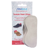 Trimsole Suede Heel Grips Cushioned Non Slip Shoe Inserts Unisex images 1