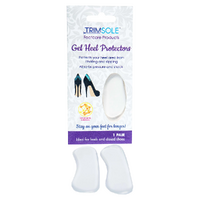 Trimsole Gel Heel Protectors Cushioned Anti Slip Shoe Inserts 1 Pair images 1