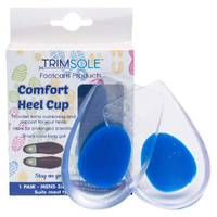 Trimsole Gel Comfort Heel Cup Mens Cushion Inserts Shock Absorbing images 1