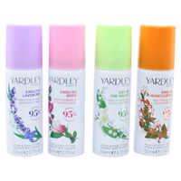 Yardley Body Spray Gift Set 4 x 50ml Lavender Rose Lily Honeysuckle Floral Mist images 1